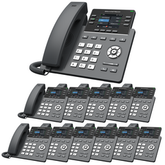 Grandstream GRP2613 VoIP Phone Professional Essentials Bundle With 1 Year Free Phone Service