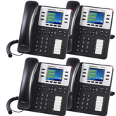 Grandstream GXP2130 VoIP Phone Essential Communication Bundle With 1 Year Free Phone Service