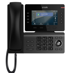 Snom D812 8-Line SIP Phone with 5-Inch Color Display and PoE Support