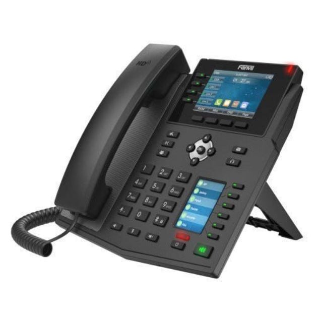 Fanvil X5U-V2 16-Line Mid-Level IP Phone with Dual Color Displays