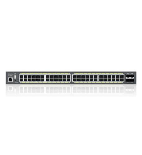 EnGenius ECS1552FP Cloud Managed 48-Port Gigabit PoE+ Switch with 740W Power Budget