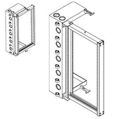 Chatsworth Products 11347 12 Inch Deep Universal Swing Gate Rack