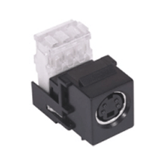 Hubbell SFSV110 Super S-Video Snap-Fit Module with 110 Punch Down