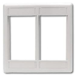 Hubbell IMF2 Infin-e-Station Faceplate Frame - Double Gang