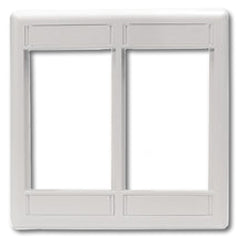 Hubbell IMF2 Infin-e-Station Faceplate Frame - Double Gang