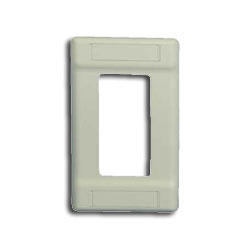 Hubbell IFP126OW Infin-e-Station Plate, Single-Gang, StyleLine (Package of 25)