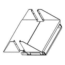Chatsworth Products 11487 CPU/Monitor Shelf with Sliding Keyboard Tray