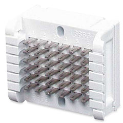 Hubbell HPW66B36 66B Punch Down Block - 6 Pair/Split 3x with Cover