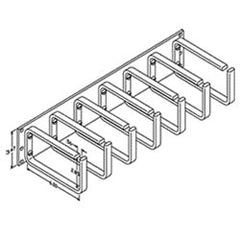 Chatsworth Products 11564 Large Horizontal Ring Panel