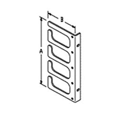 Chatsworth Products 11154-001 Horizontal Cable Guides (Rack-Mounted) - Four Loop