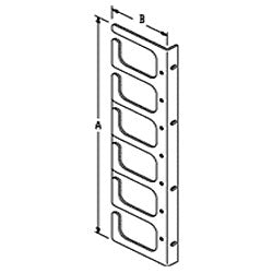 Chatsworth Products 11153-001 Horizontal Cable Guides (Rack-Mounted) - Six Loop