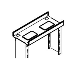 Chatsworth Products 12383 Rack Top-Mount Cable Trough for 6" Channels
