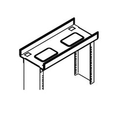 Chatsworth Products 12383 Rack Top-Mount Cable Trough for 6" Channels