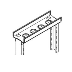 Chatsworth Products 12382 Rack Top-Mount Cable Trough for 3" Channels