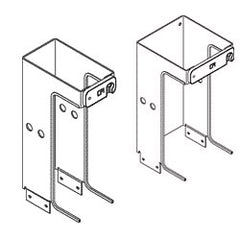 Chatsworth Products 11584 One-Foot Single-Sided Vertical Cabling Section Extensions