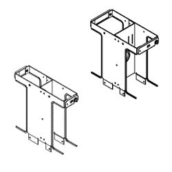 Chatsworth Products 11781 One-Foot Double-Sided Vertical Cabling Section Extensions