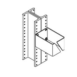 Chatsworth Products 12228 Double-Wide Cable Ring