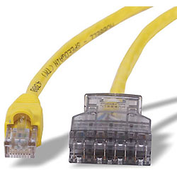 Hubbell PC119C5EL Category 5e 110 Factory Terminated Patch Cord