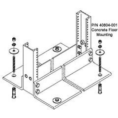 Chatsworth Products 40604-001 Rack and Frame Installation Kits For Concrete Floors