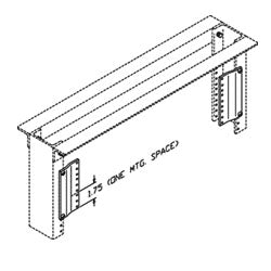Chatsworth Products 31450 23" Rack Panel Adapters - 5 RMU (8.71")