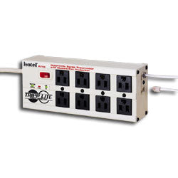 Tripp Lite ISOTEL-8-ULTRAMULTIMEDIA 8 AC Outlet Ultra Diagnostic Multimedia Surge Suppressor with Modem/Fax Interface