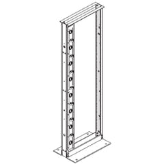 Chatsworth Products 13044 7' Panel Adapter with Cable Management, Single-Sided, 23'' to 19''