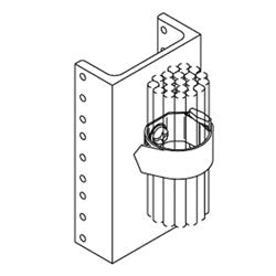 Chatsworth Products 6006 Saf-T-Grip 6" Center Grommet Cable Management Straps