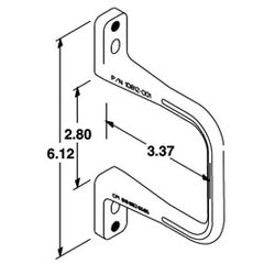 Chatsworth Products 10812 3" Closed Composite Distribution Rings