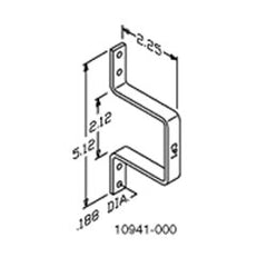 Chatsworth Products 10941 Small Sized Metal D-Rings