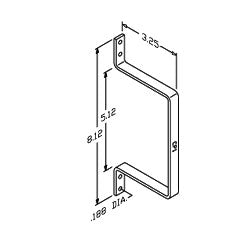 Chatsworth Products 10943 Large Sized Metal D-Rings