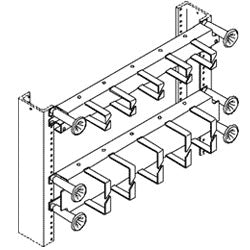 Chatsworth Products 13075 Double RMU 19" Horizontal Wire Management Panel