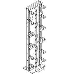 Chatsworth Products 12483 MDF 110D 19" Block Mounting System