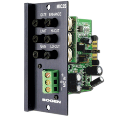 Bogen MIC2S Electronic-Balanced Microphone Input Module with Screw Terminals