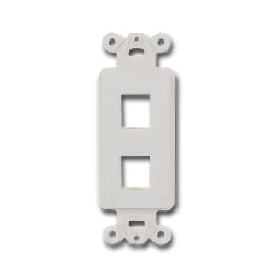 Hubbell ISF2 ISF StyleLine Outlet Frame - 2 Ports (Package of 25)