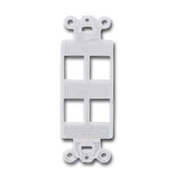 Hubbell ISF4 ISF StyleLine Outlet Frame - 4 Ports
