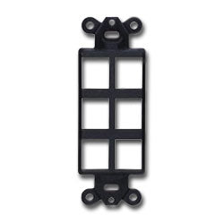 Hubbell ISF6 ISF StyleLine Outlet Frame - 6 Ports (Package of 25)