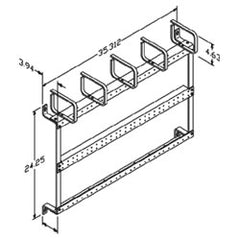 Chatsworth Products 11177 66 Block 19" Mounting Brackets