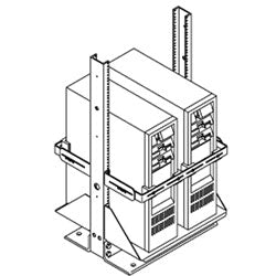 Chatsworth Products 12087 27" Deep Tower CPU Adjustable Tie-Down Brackets