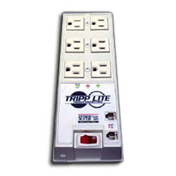 Tripp Lite TR-6FM 6 AC Outlet Surge, Spike and Line Noise Suppressor with Modem/Fax Protection
