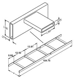 Chatsworth Products 31472 Alternate Space Cable Runway