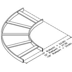 Chatsworth Products 10822 Cable Runway E-Bend