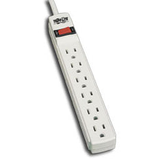 Tripp Lite TLP602 6 AC Outlet General Purpose Surge, Spike and Line Noise Suppressor