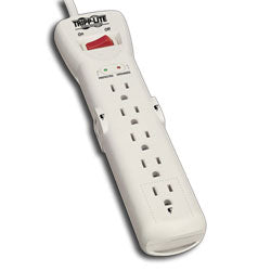 Tripp Lite SUPER7 7 AC Outlet Diagnostic Surge, Spike and Line Noise Suppressor with 7' Cord