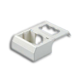 Panduit® T70WCIW Workstation Outlet Center - Offset Box, Pack of 10