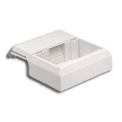 Panduit® T45WC2IW T45 Offset Box for Pan Way Snap on Faceplates