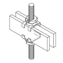 Chatsworth Products 11019 Slip-On Framing Clip, Cable Runway