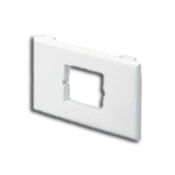 Panduit® T70BH1IW Snap-On Horizontal Communication Faceplate
