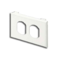 Panduit® T70PIW Snap-On Single Gang 106 Duplex Electrical/Communication Faceplate