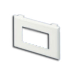 Panduit® T70PGIW Snap-On Single Gang Rectangular Electrical/Communication Faceplate