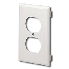 Panduit® T70PSIW Single Gang 106 Duplex Communication Faceplate